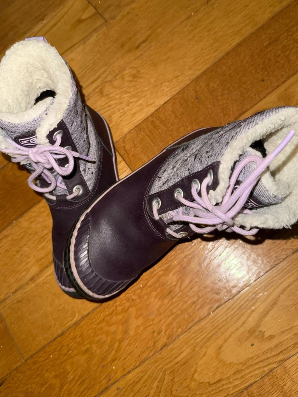 Keen Kids Purple Insulated Rain & Snow Boots